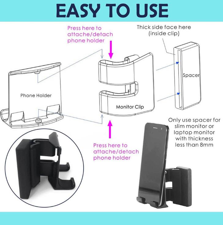 Soporte ajustable móvil y portátil