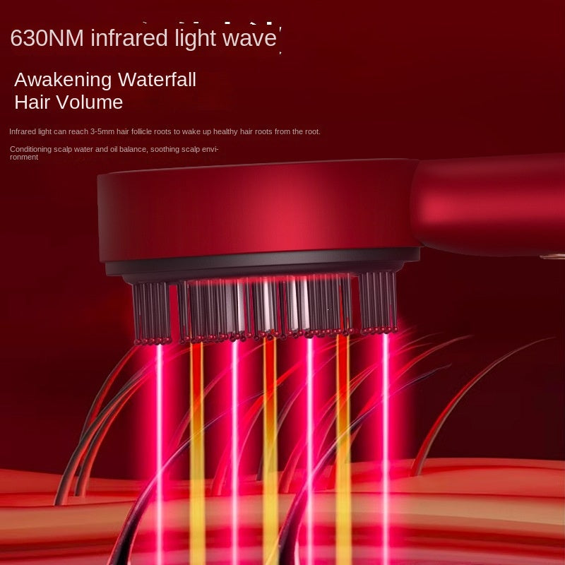 Maasajeador capilar fototerapia luz roja y dispensador de serum